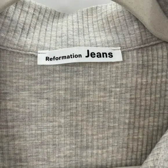 Reformation Lennon Dress Marble L - Picture 6 of 9